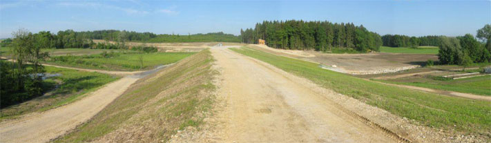 Panorama Rückhaltebecken Hof - Bild 1